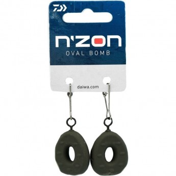 Груз DAIWA N´ZON Oval Bomb 50г 2шт